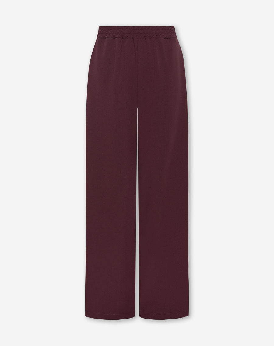 HAILEY TRACK PANTS BURGUNDY