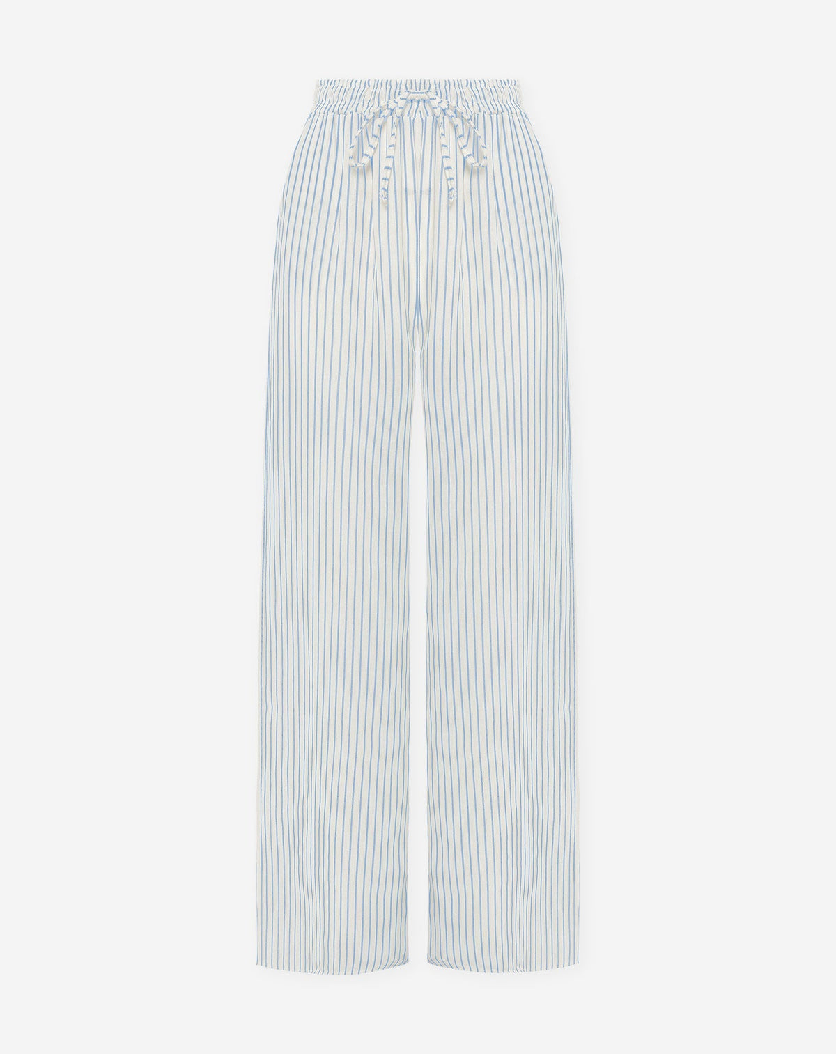 CLARA STRIPE PANTALON PETITE LICHTBLAUW