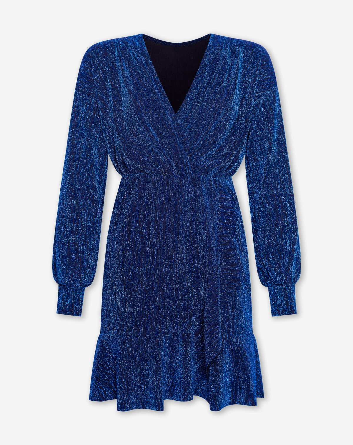 MAYA GLITTER DRESS ROYAL BLUE