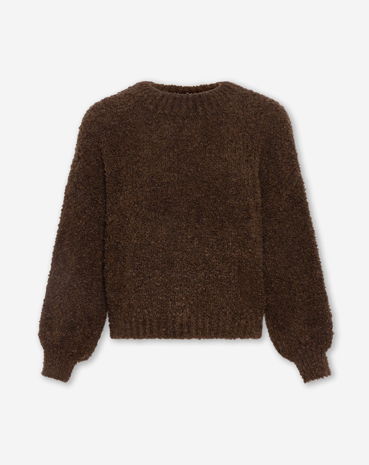 ELISA BOUCLE KNIT BRUIN