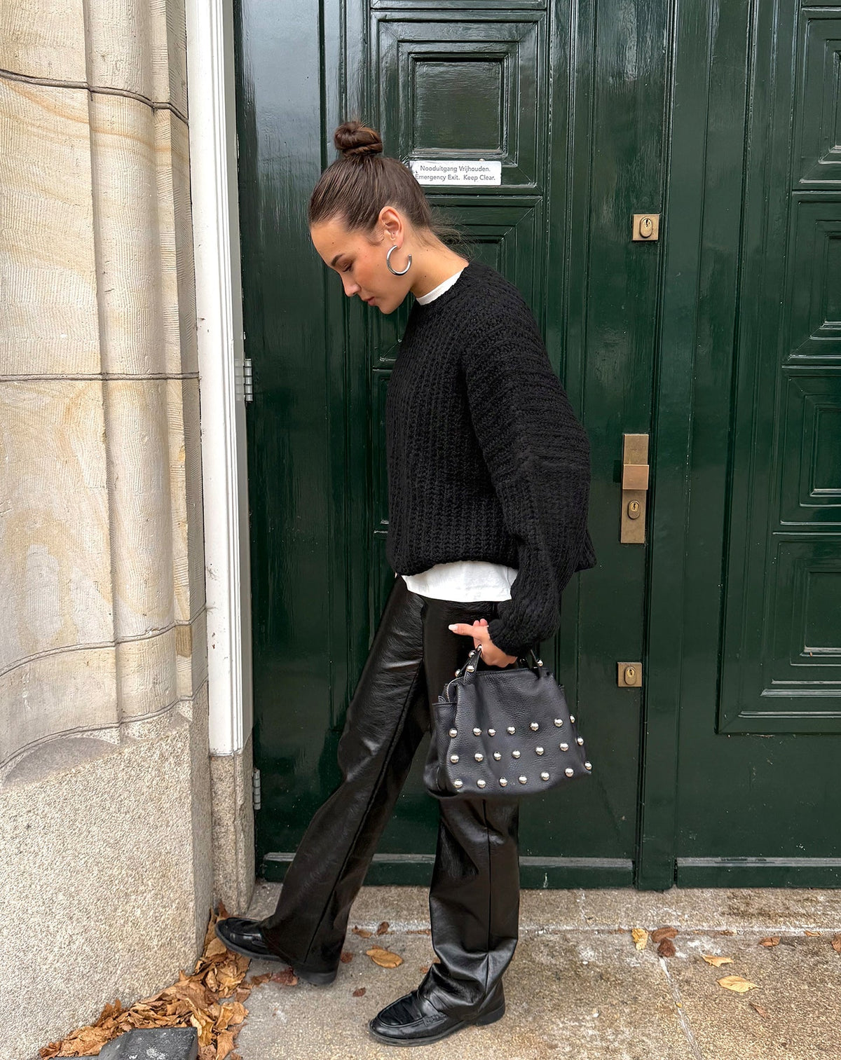 CLEO BOXY KNIT ZWART