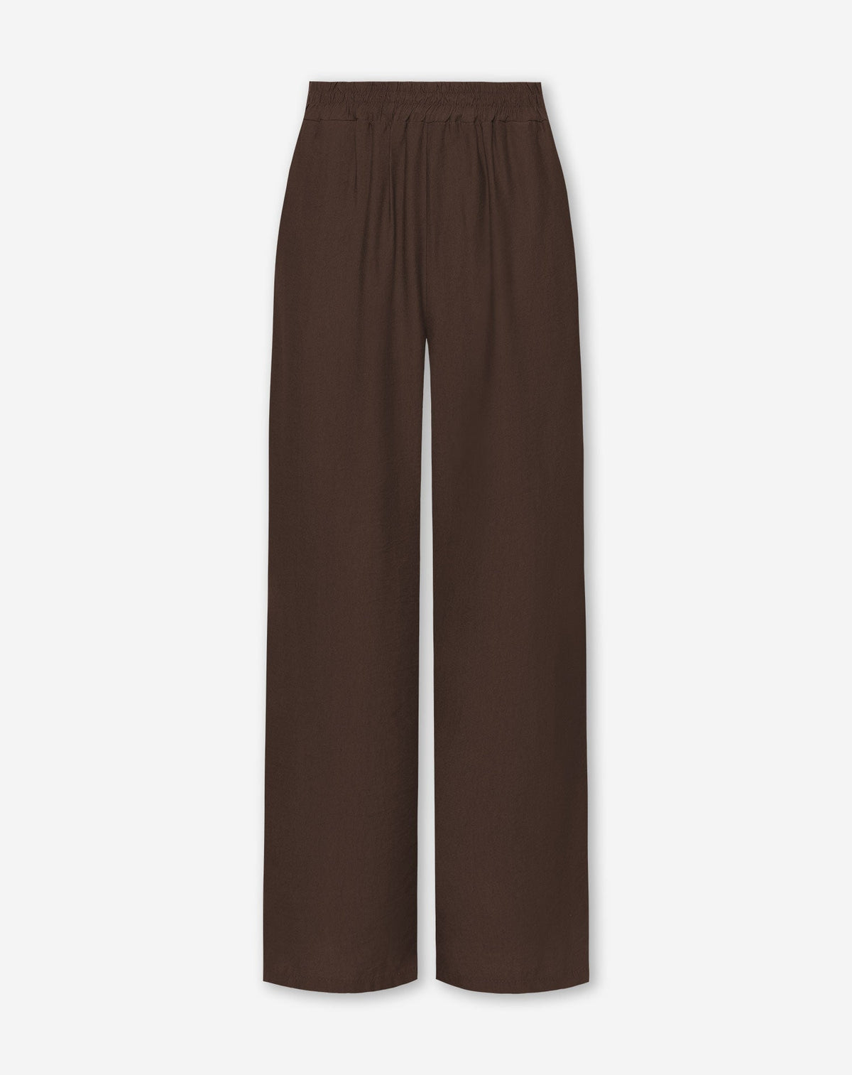 ZAYA VISCOSE STRAIGHT LEG PANTS TALL DONKERBRUIN