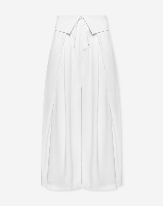 YASMIN OVERLAP PANTALON TALL WIT