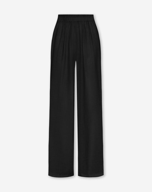 HALLY WIDE LEG PANTS TALL ZWART