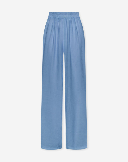 HALLY WIDE LEG PANTS BLAUW