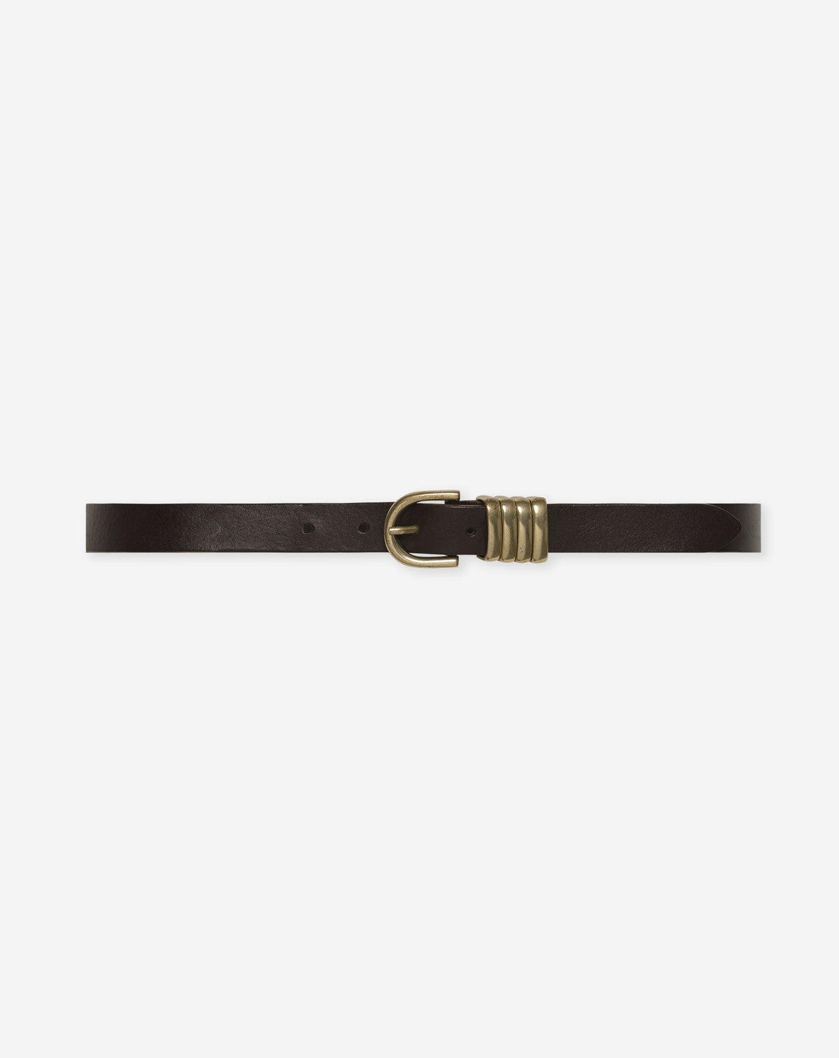 VEERLE LEATHER BELT BRUIN