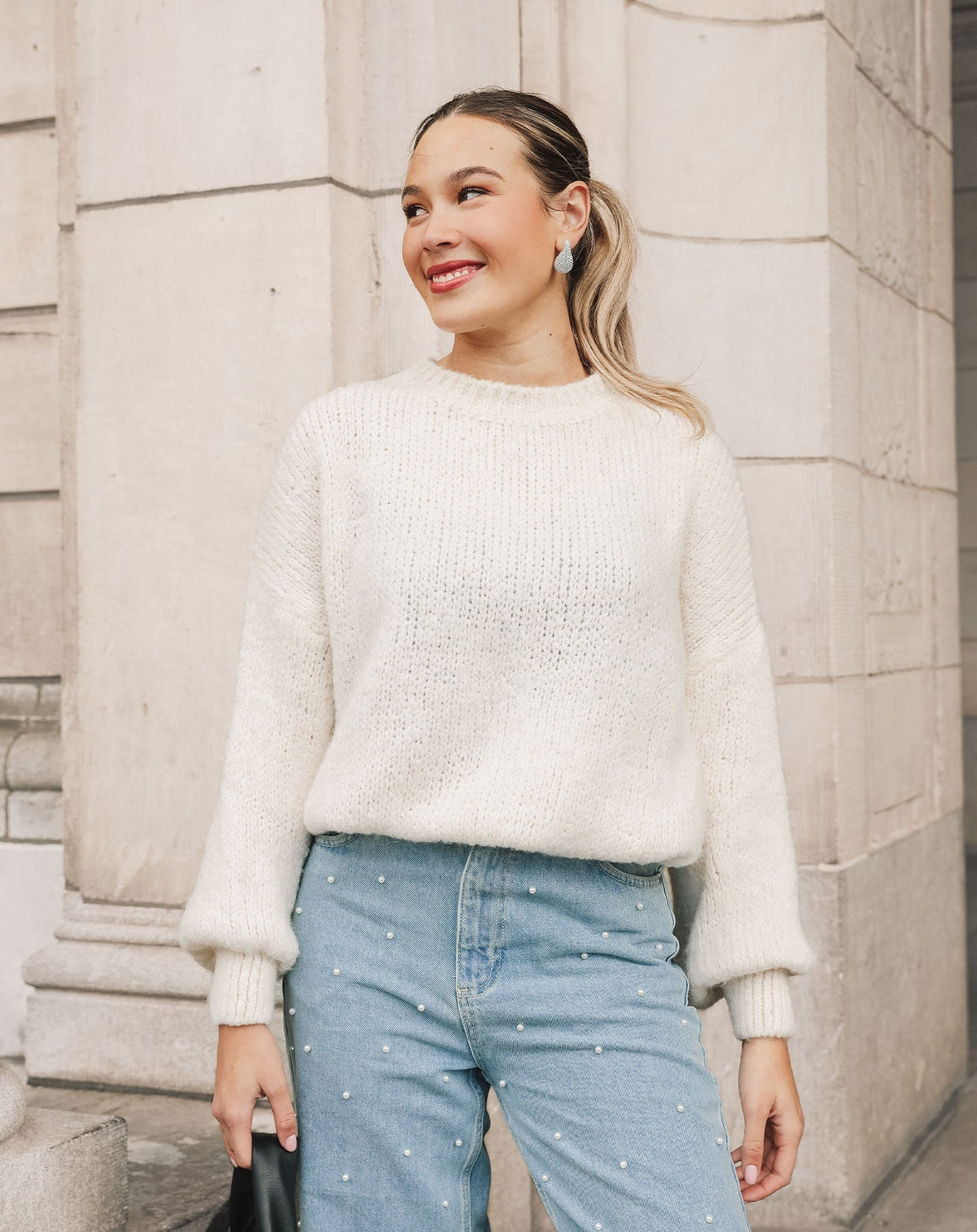 JAMIE KNIT CRÈME