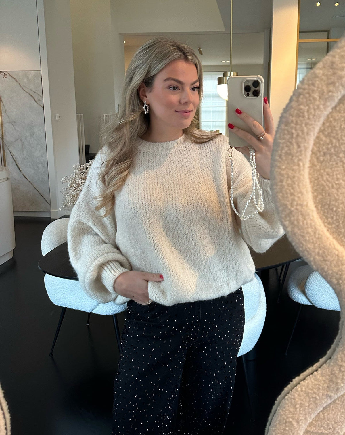 JAMIE KNIT CRÈME
