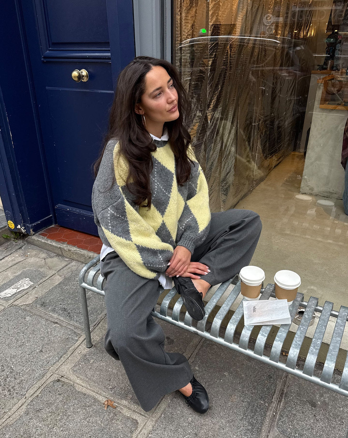 JANNA ARGYLE KNIT BOTERGEEL