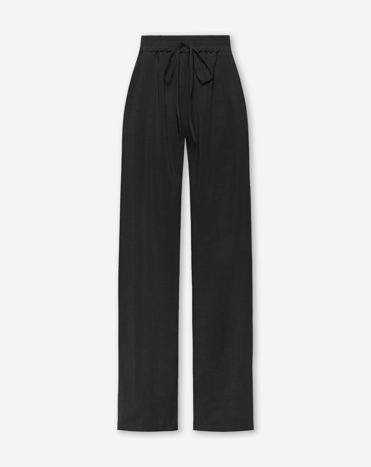 EMMY STRAIGHT LEG PANTS PETITE ZWART
