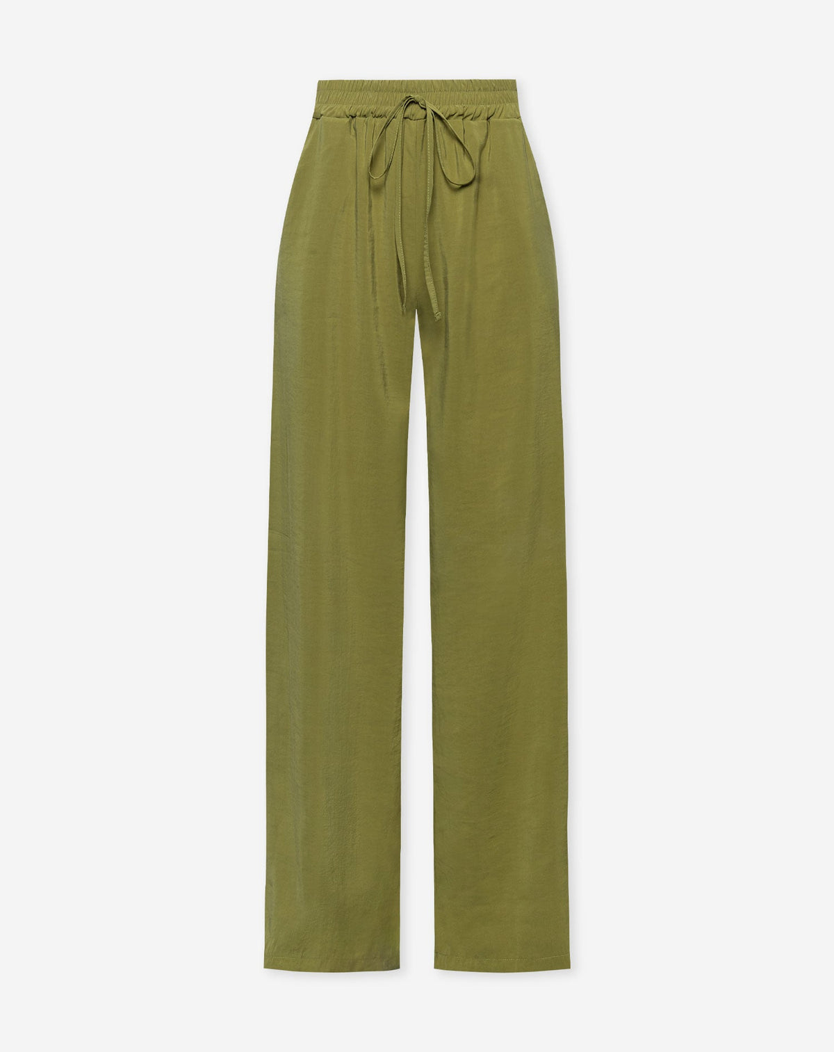 EMMY STRAIGHT LEG PANTS OLIJFGROEN
