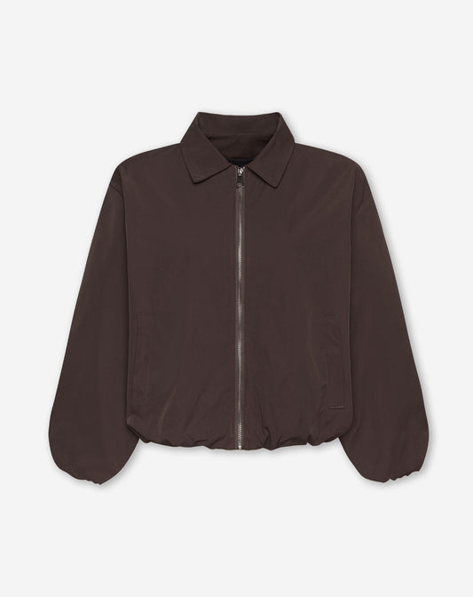 BEA TRACK JACKET DONKERBRUIN