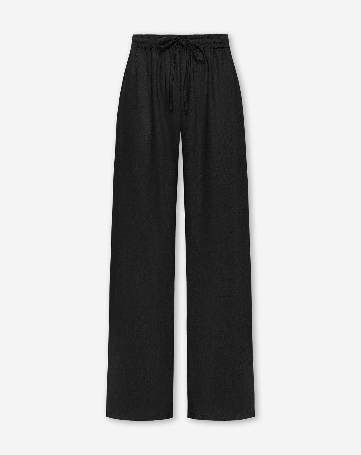 LINDE STRAIGHT LEG PANTS TALL ZWART