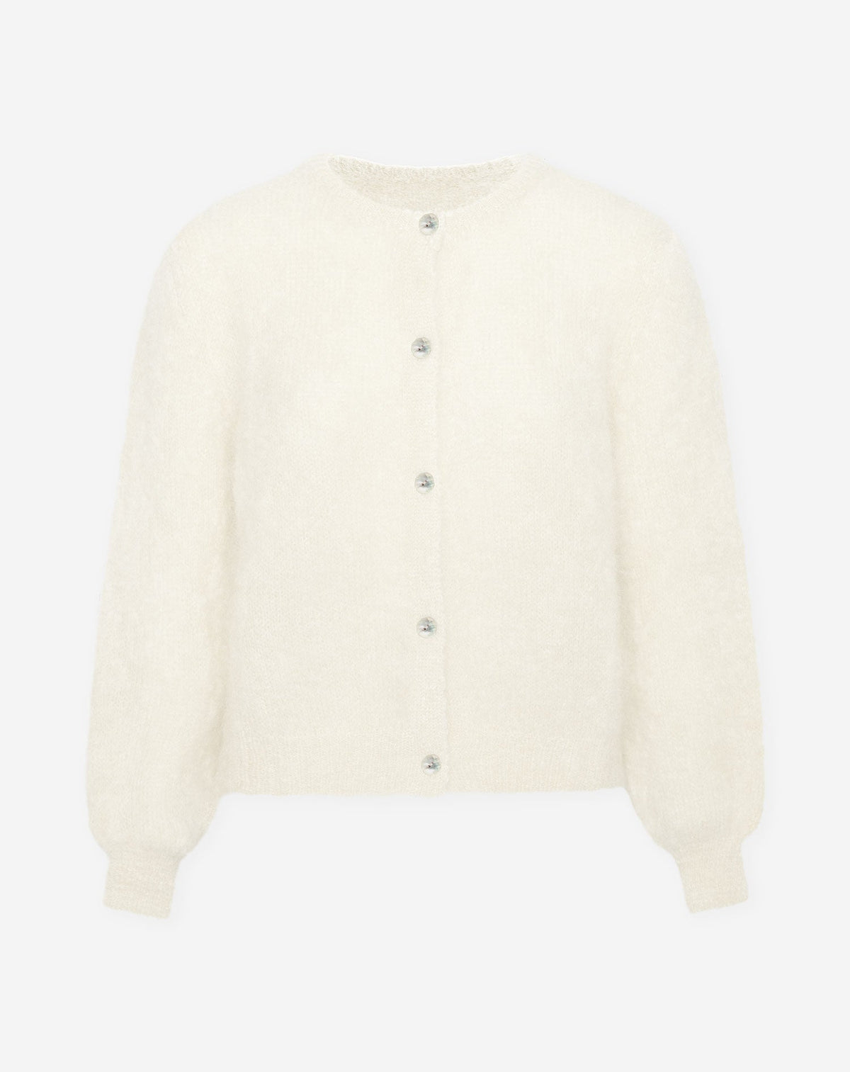MOHAIR CARDIGAN CRÈME