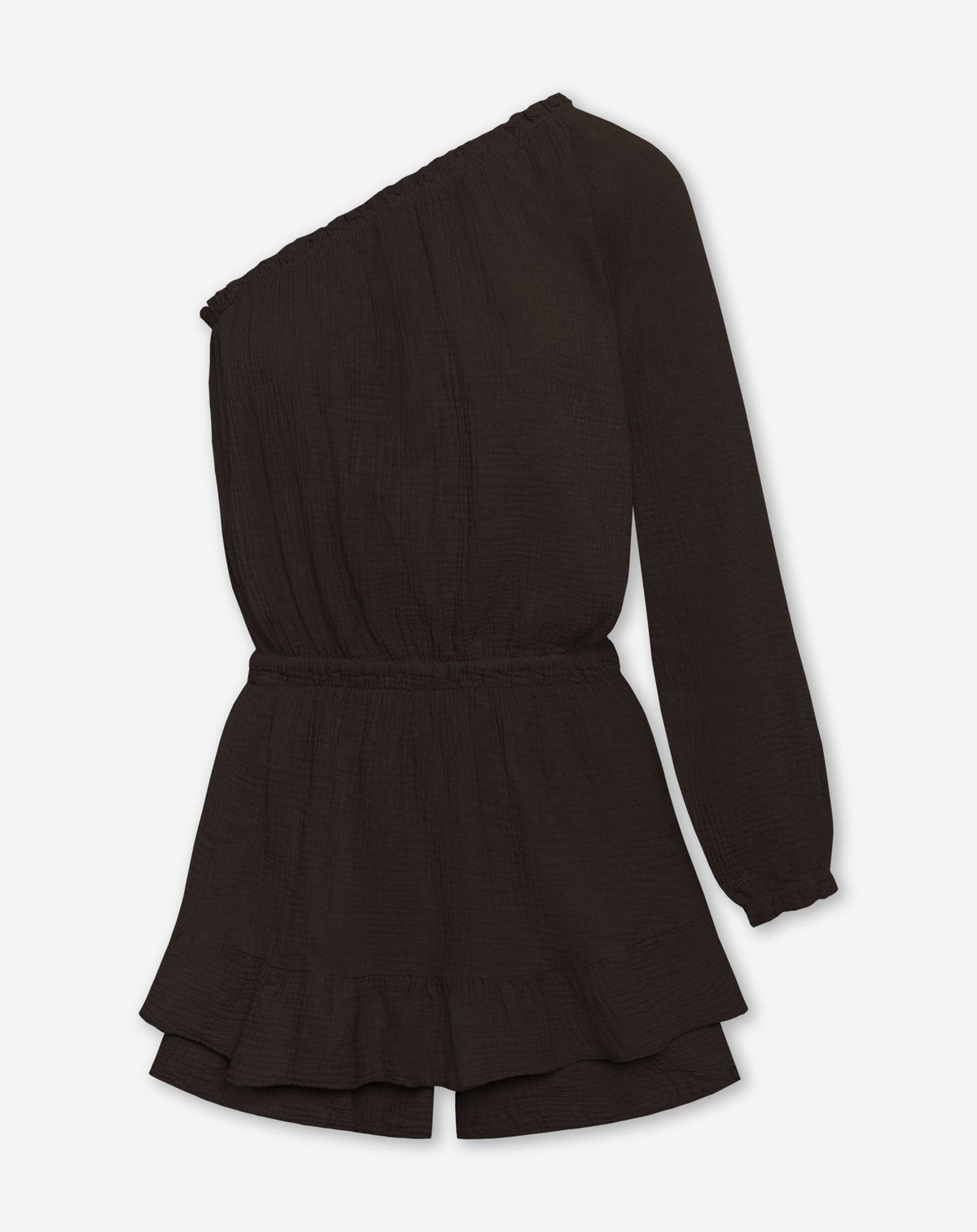 MOUSSELINE ONE SLEEVE PLAYSUIT BRUIN