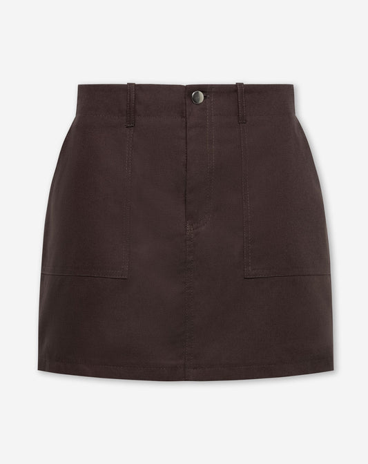 CARGO SKIRT DONKERBRUIN