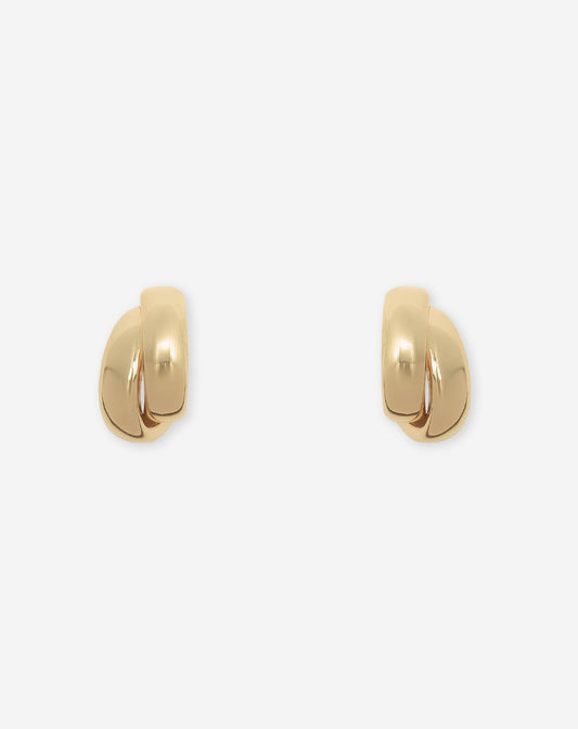 BIG DOUBLE HOOP EARRINGS