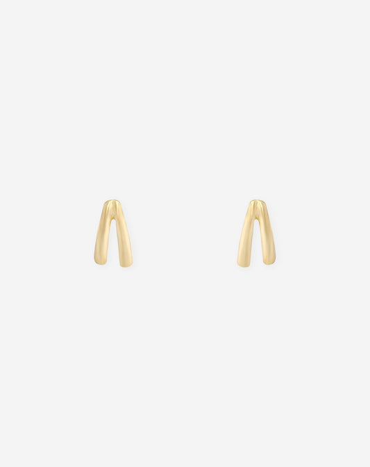 DOUBLE TWIN TEARDROP EARRINGS