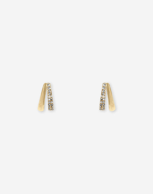 SMALL TWIN TEARDROP EARRINGS