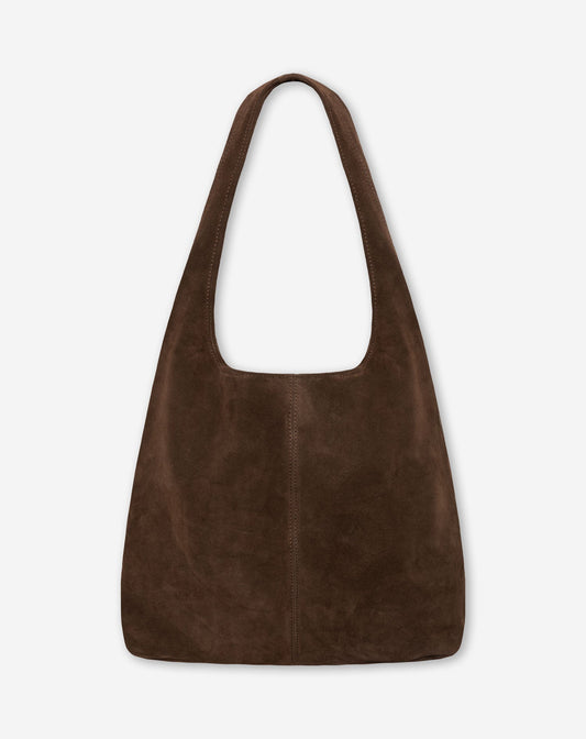 KAYLA SUEDE SHOPPER BRUIN