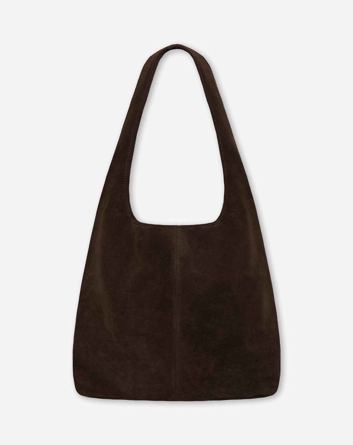 KAYLA SUEDE SHOPPER DONKERBRUIN