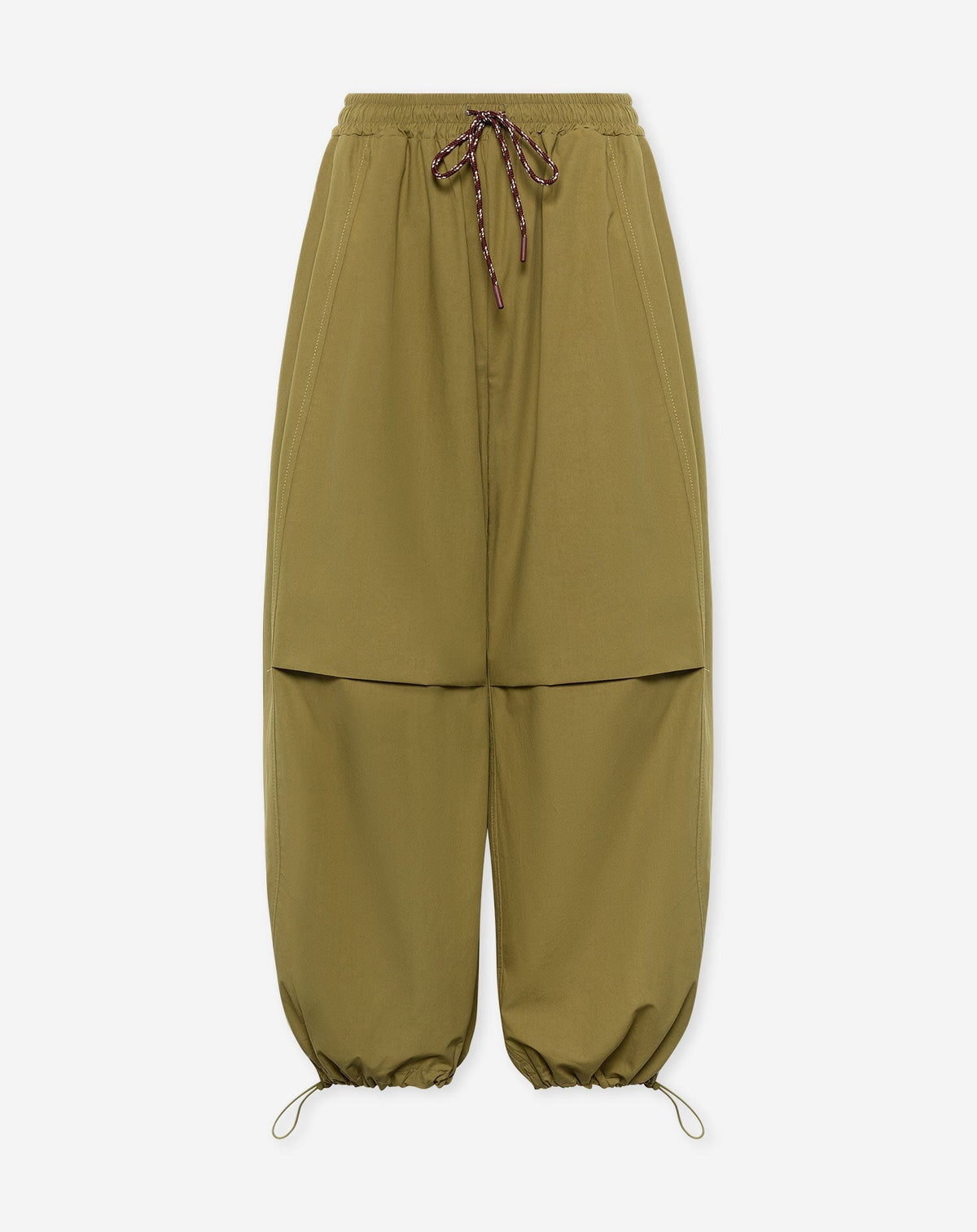DILARA BALLOON PANTS TALL OLIJFGROEN
