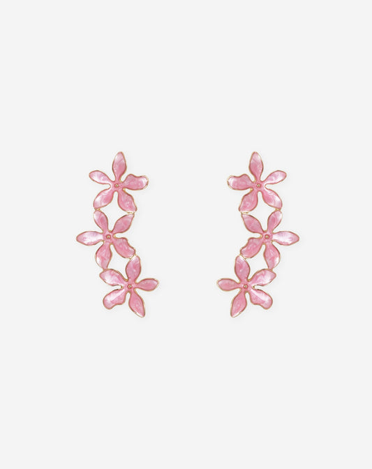 FLORINE EARRINGS ROZE