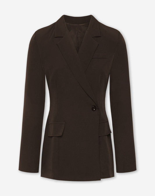 HANNAH CINCHED BLAZER BRUIN