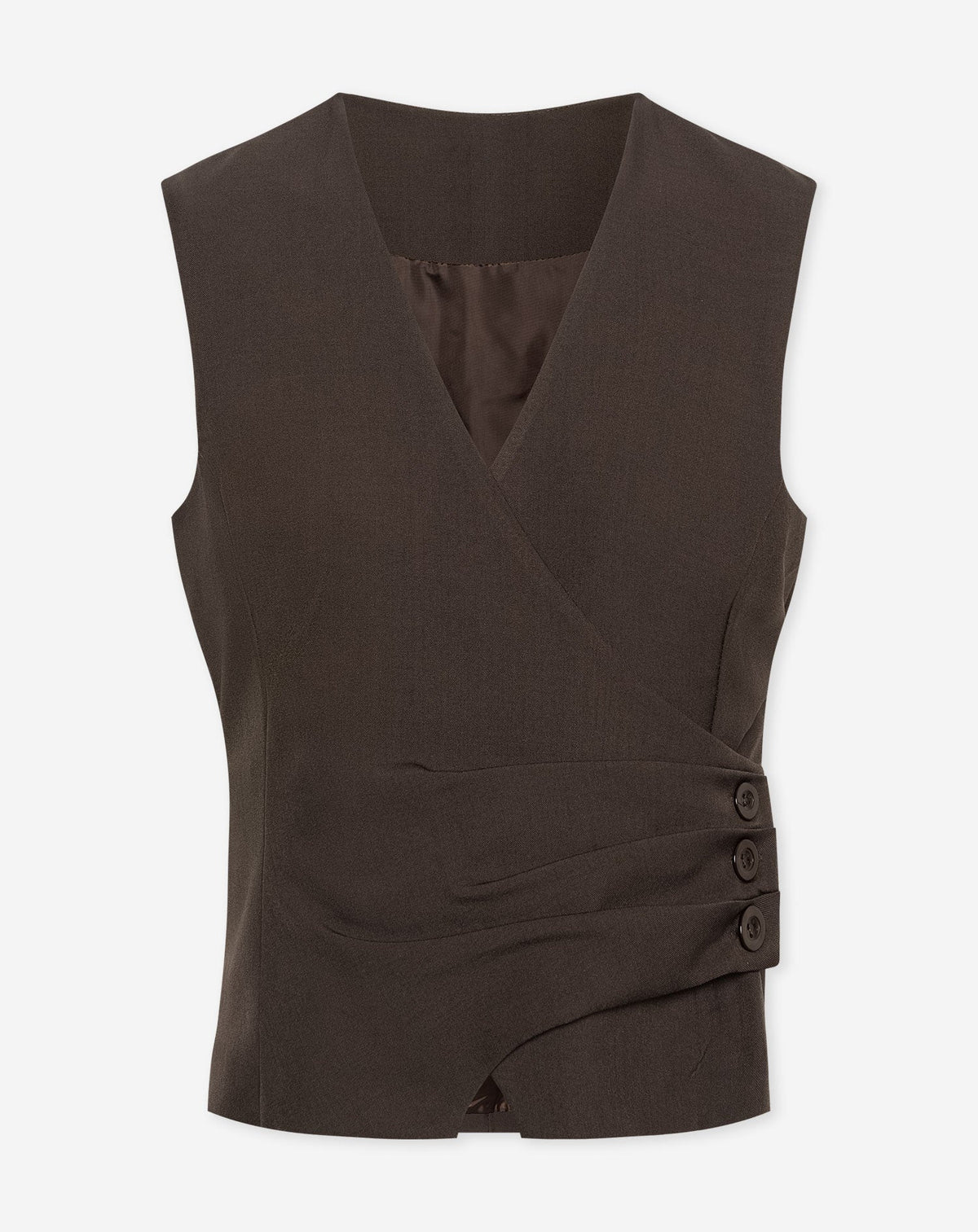 JOELLA GILET BRUIN