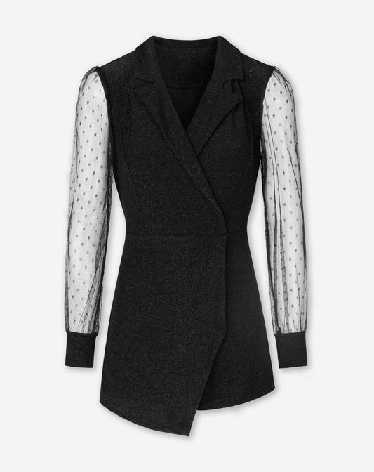ROSE PLAYSUIT ZWART