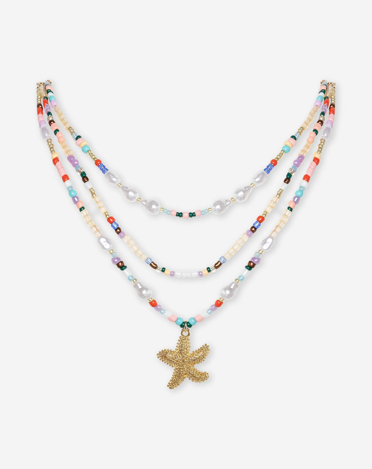 STARFISH BEADS NECKLACE