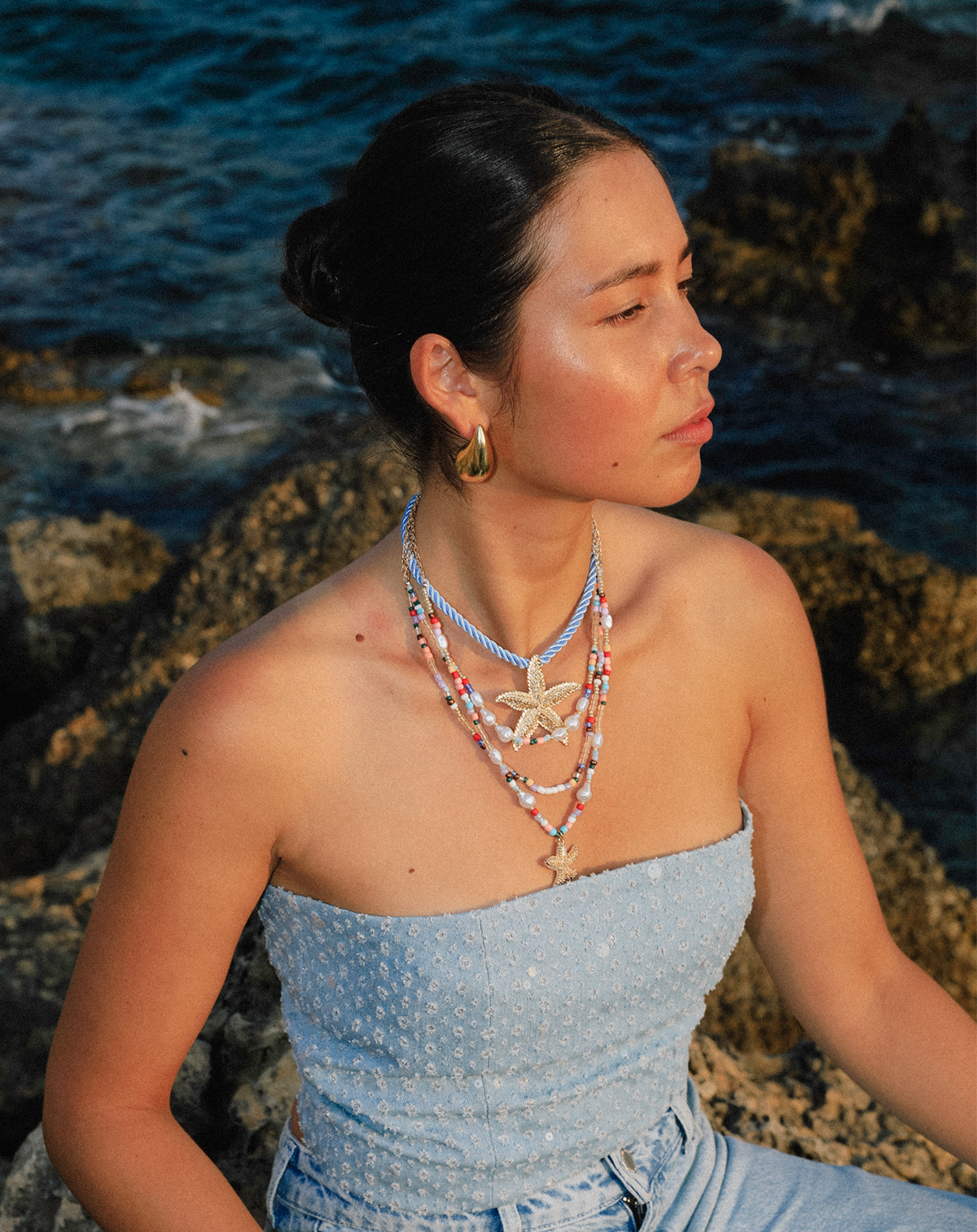 STARFISH BEADS NECKLACE