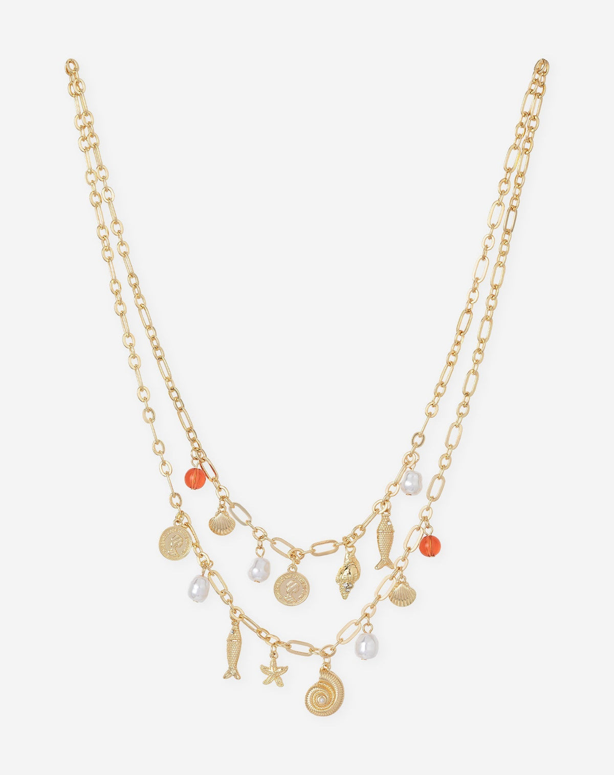 CHARM LAYERED NECKLACE