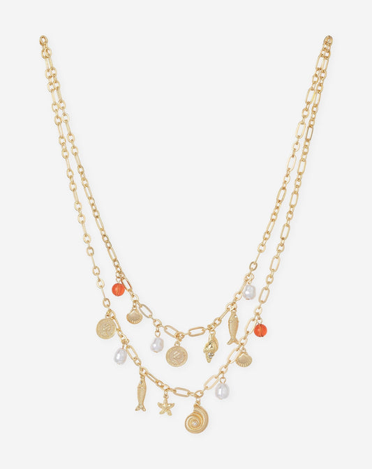 CHARM LAYERED NECKLACE