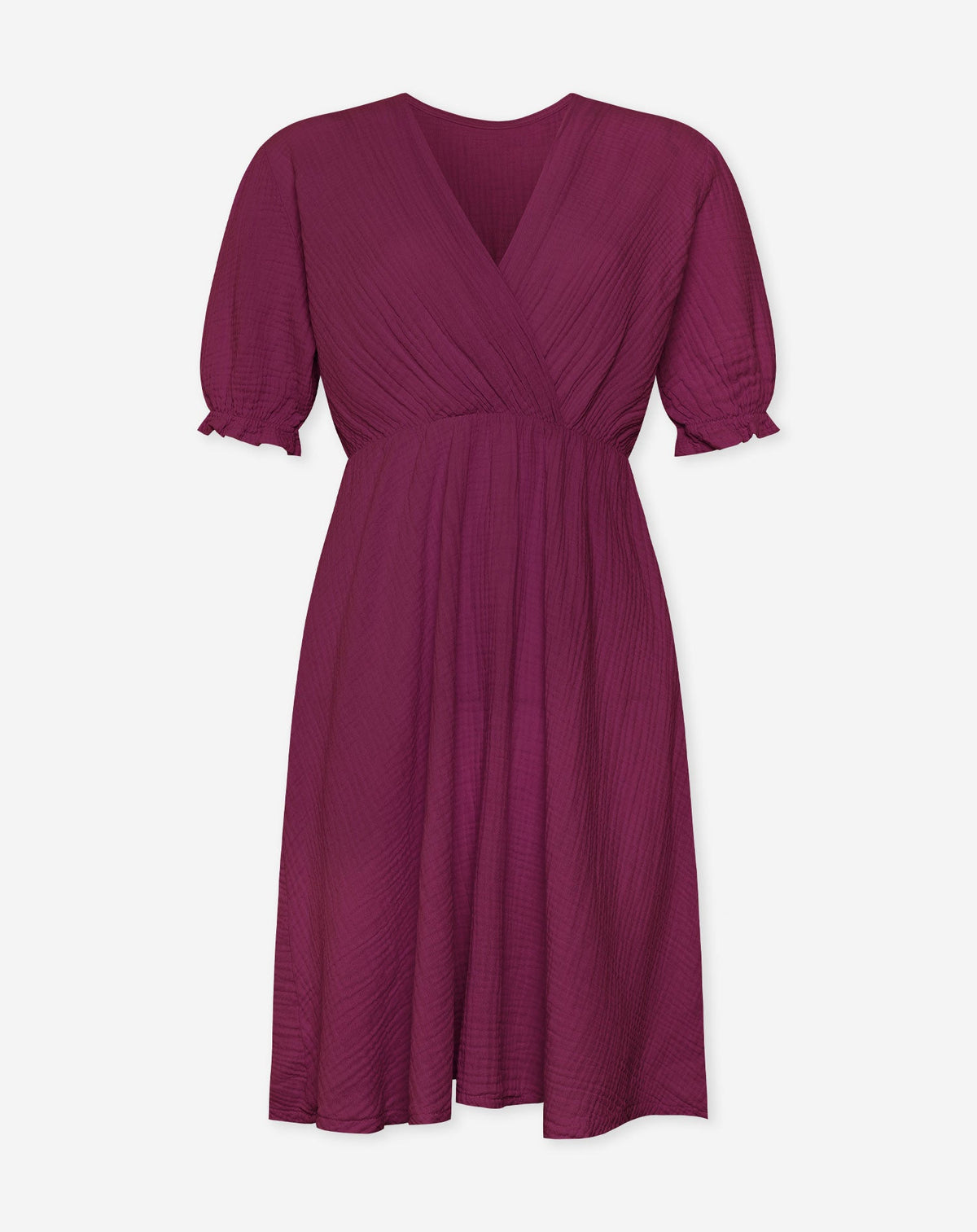 DILA MOUSSELINE DRESS CHERRY