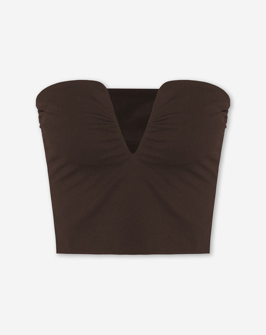 RUBY STRAPLESS TOP BRUIN