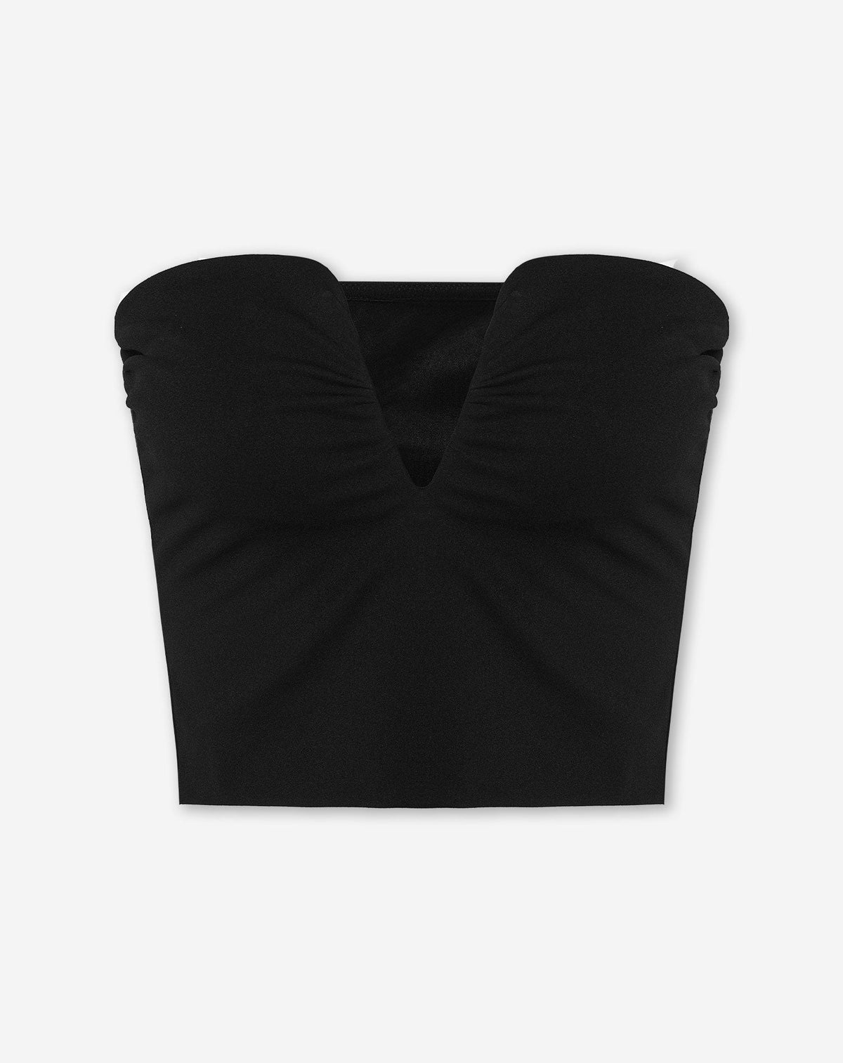RUBY STRAPLESS TOP ZWART