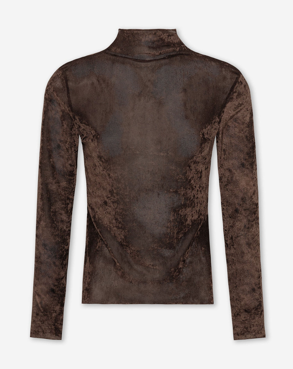 VELVET COL TOP BRUIN
