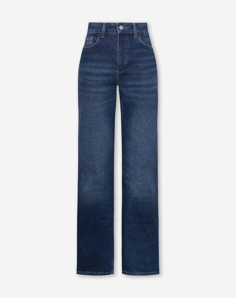 BOOTCUT JEANS MARINEBLAUW