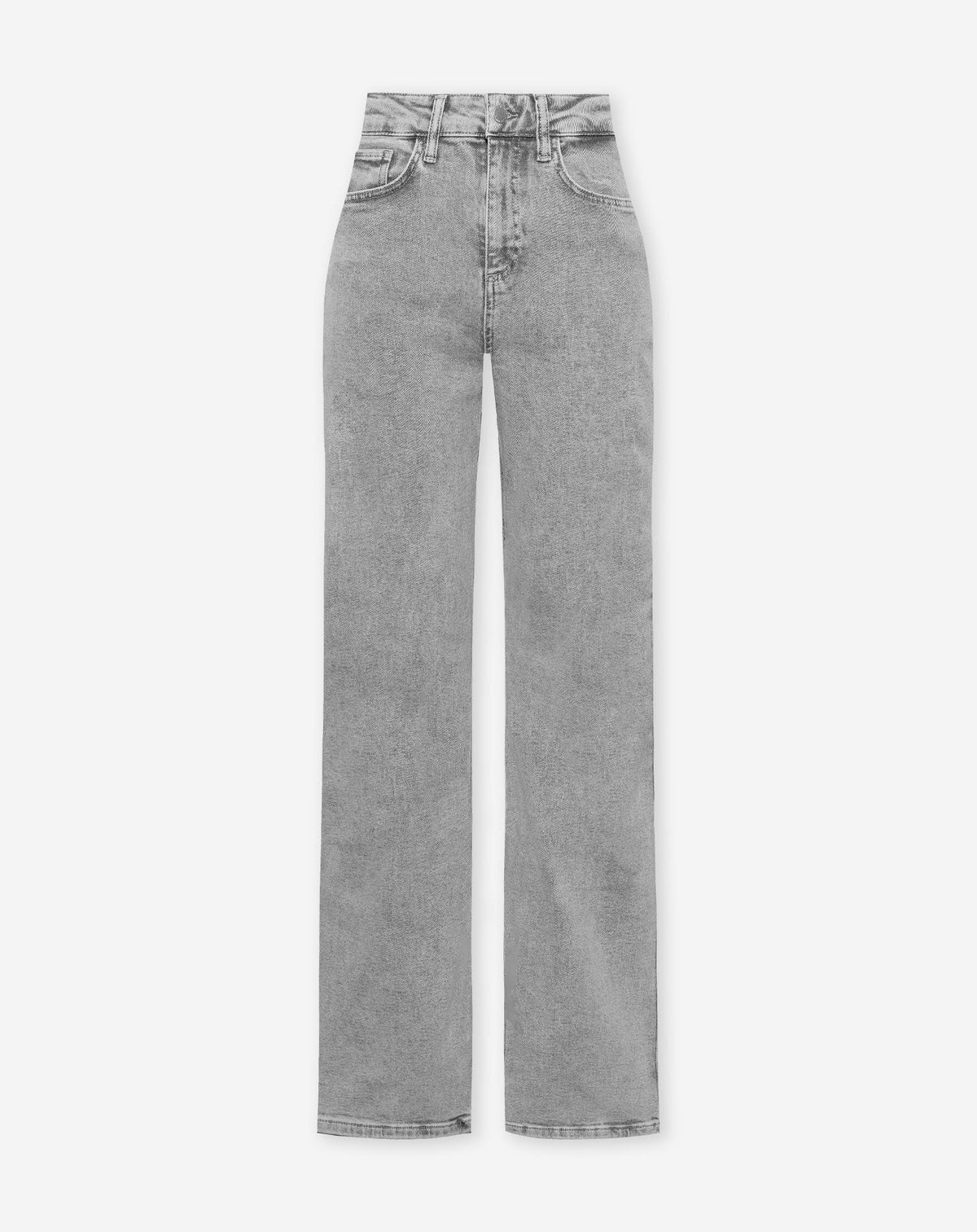 BOOTCUT JEANS ZACHT GRIJS