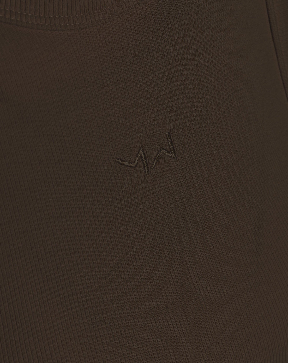 RACERBACK EMBROIDERY TOP DONKERBRUIN