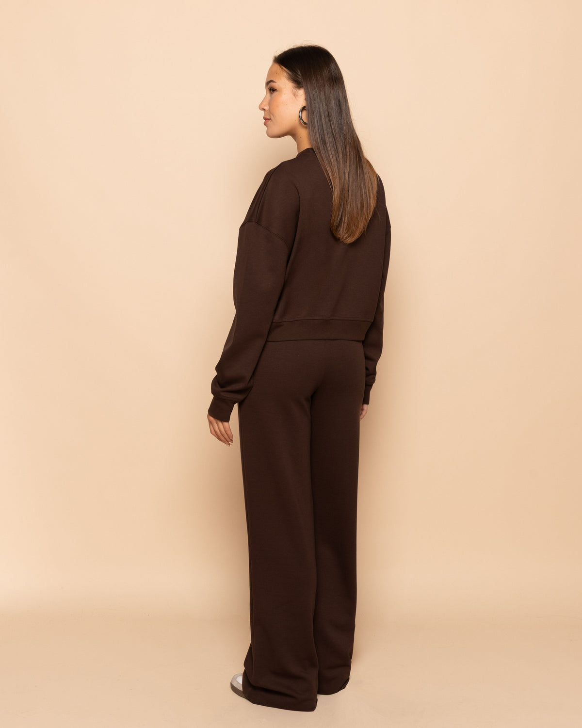 SCUBA PINTUCK PANTS PETITE BRUIN