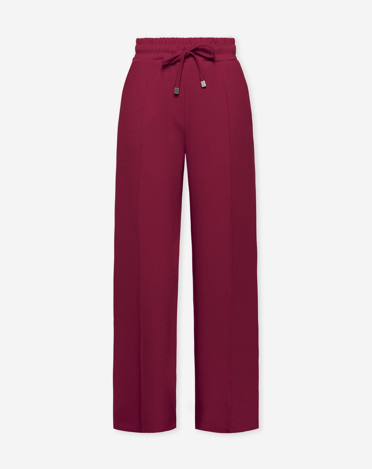 SCUBA PINTUCK PANTS TALL BURGUNDY