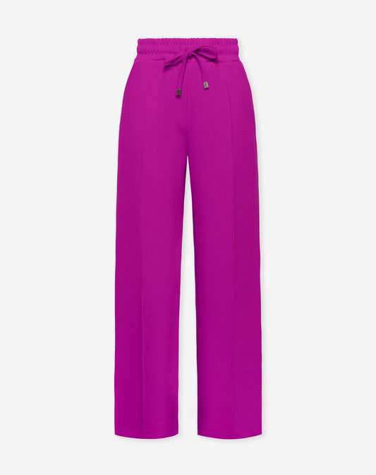 SCUBA PINTUCK PANTS MAGENTA