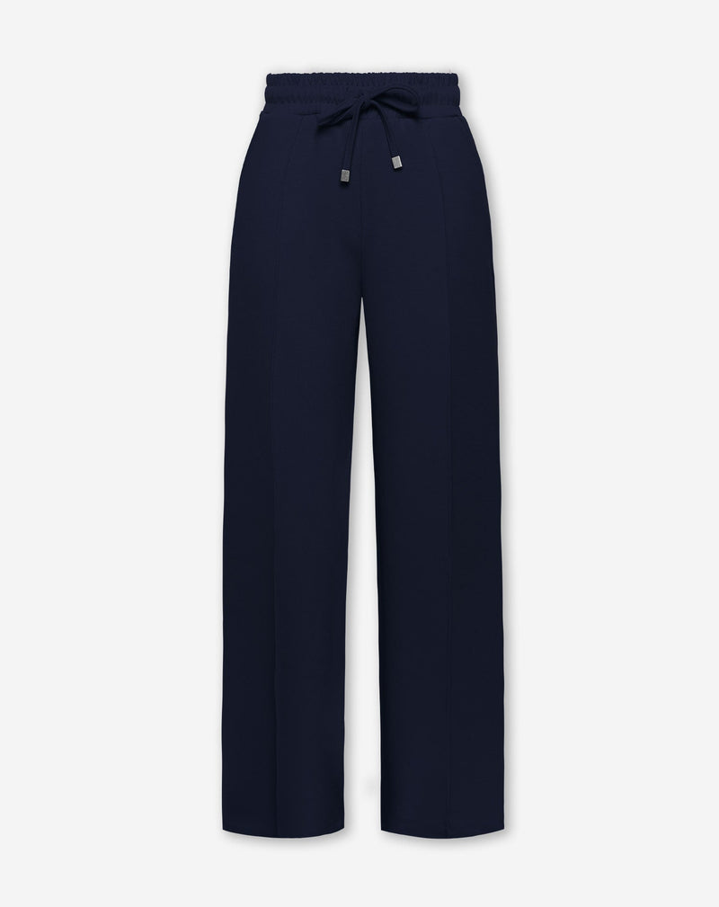 SCUBA PINTUCK PANTS MARINEBLAUW