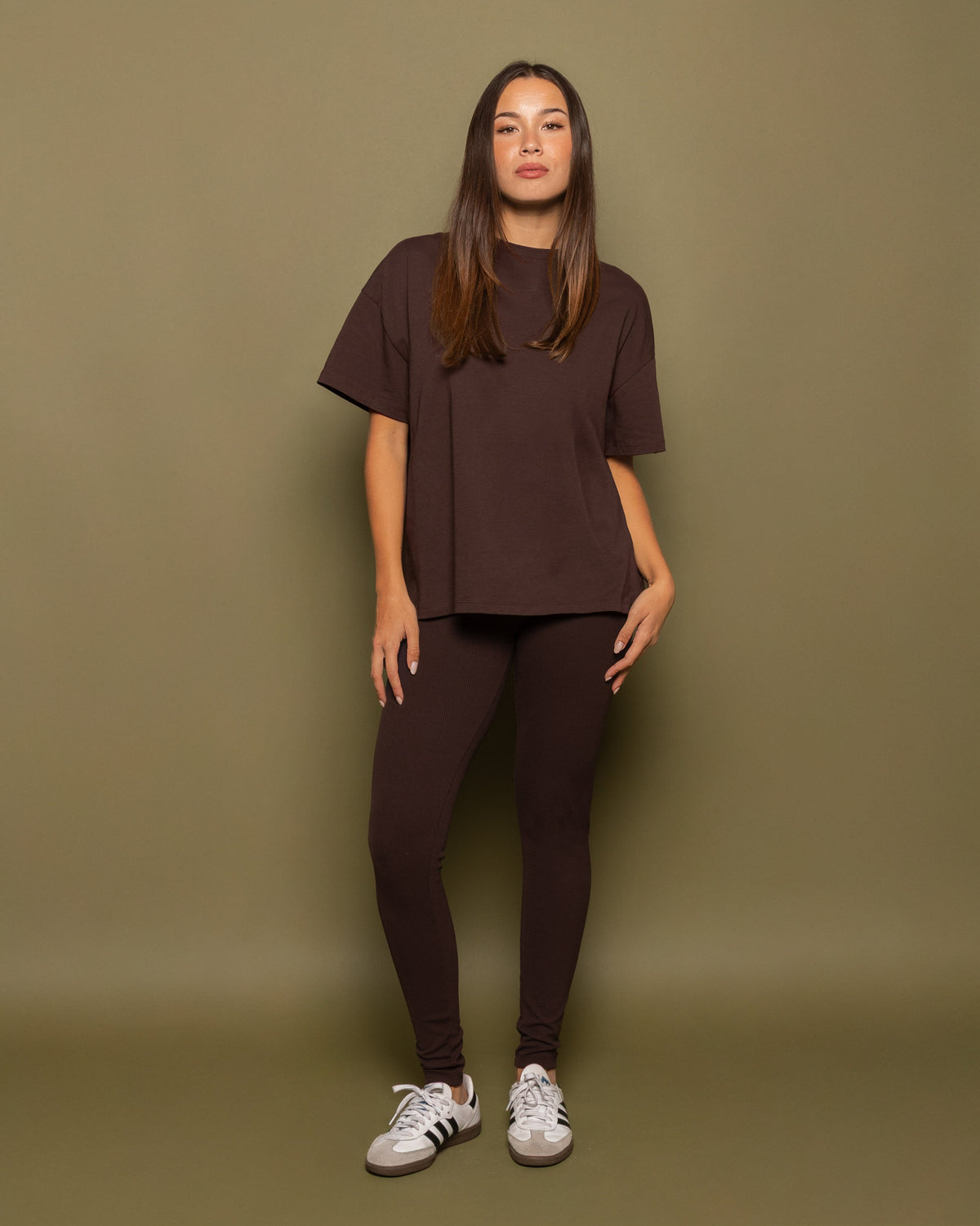 SOFT RIB LEGGING BRUIN