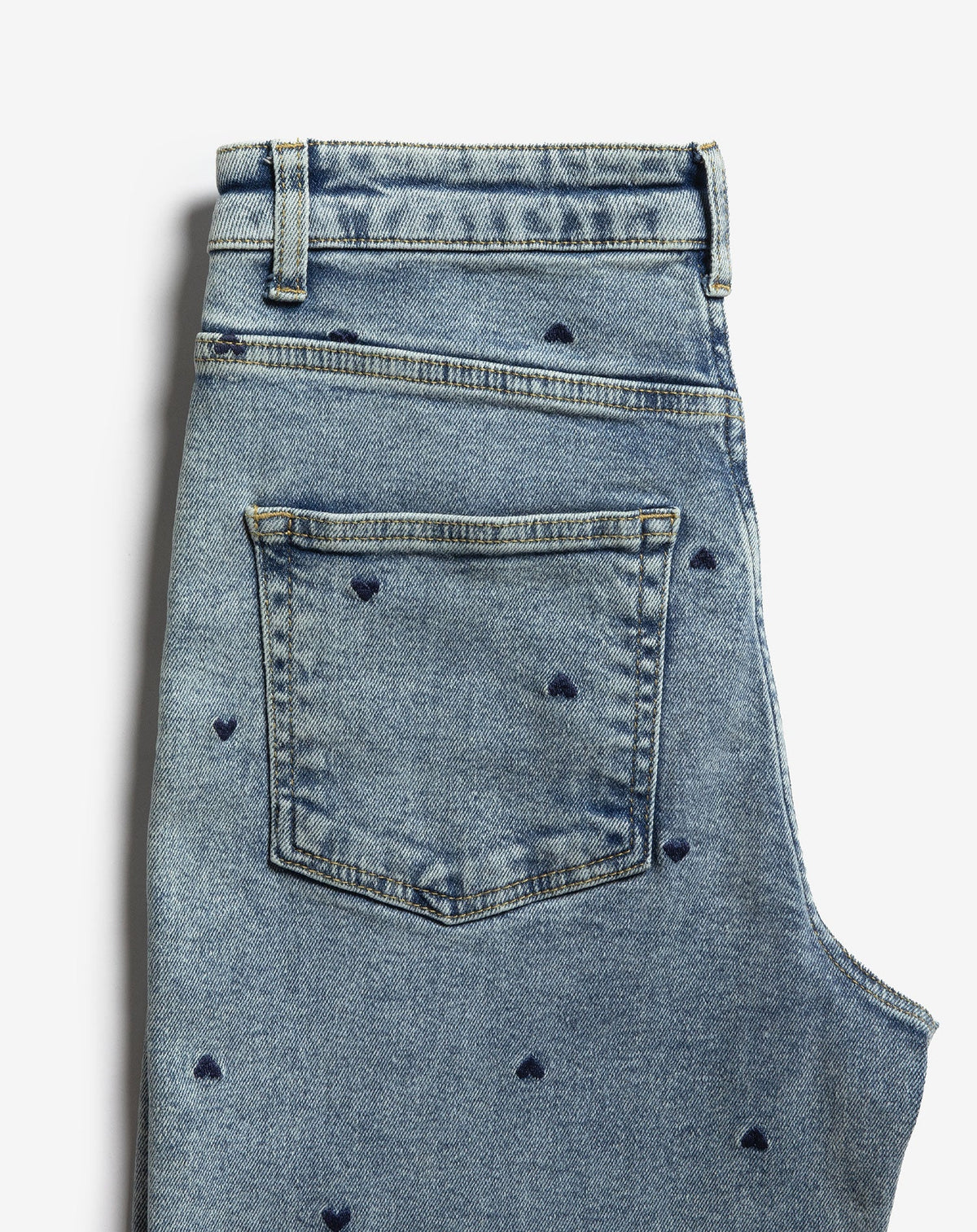 HEART BOOTCUT JEANS MARINEBLAUW