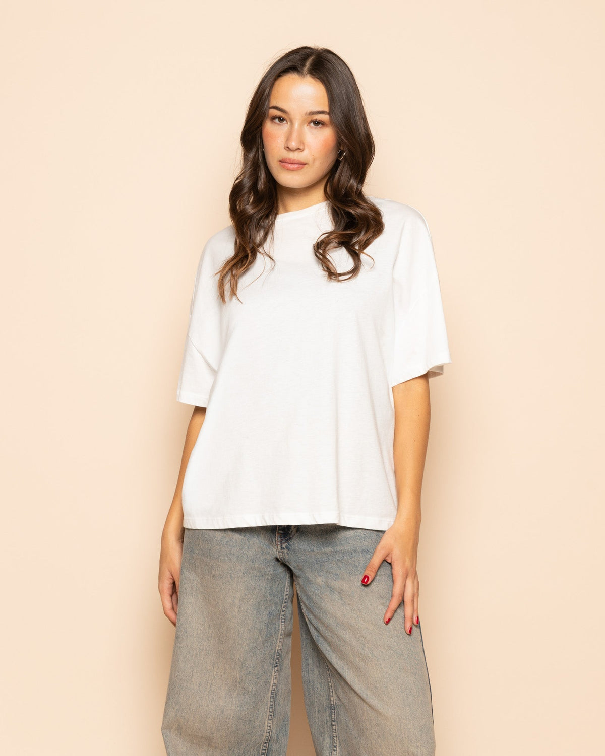 BASIC OVERSIZED TEE WIT