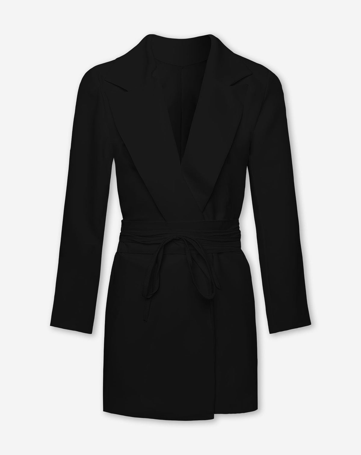 SADIE BLAZER DRESS TALL ZWART