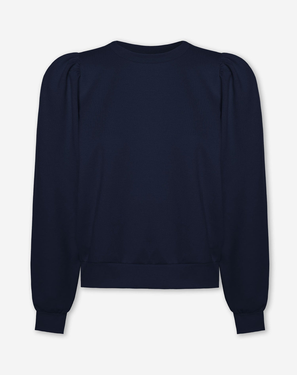 SCUBA PUFF SLEEVE SWEATER MARINEBLAUW